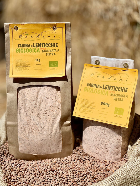 Farina di lenticchie rosse