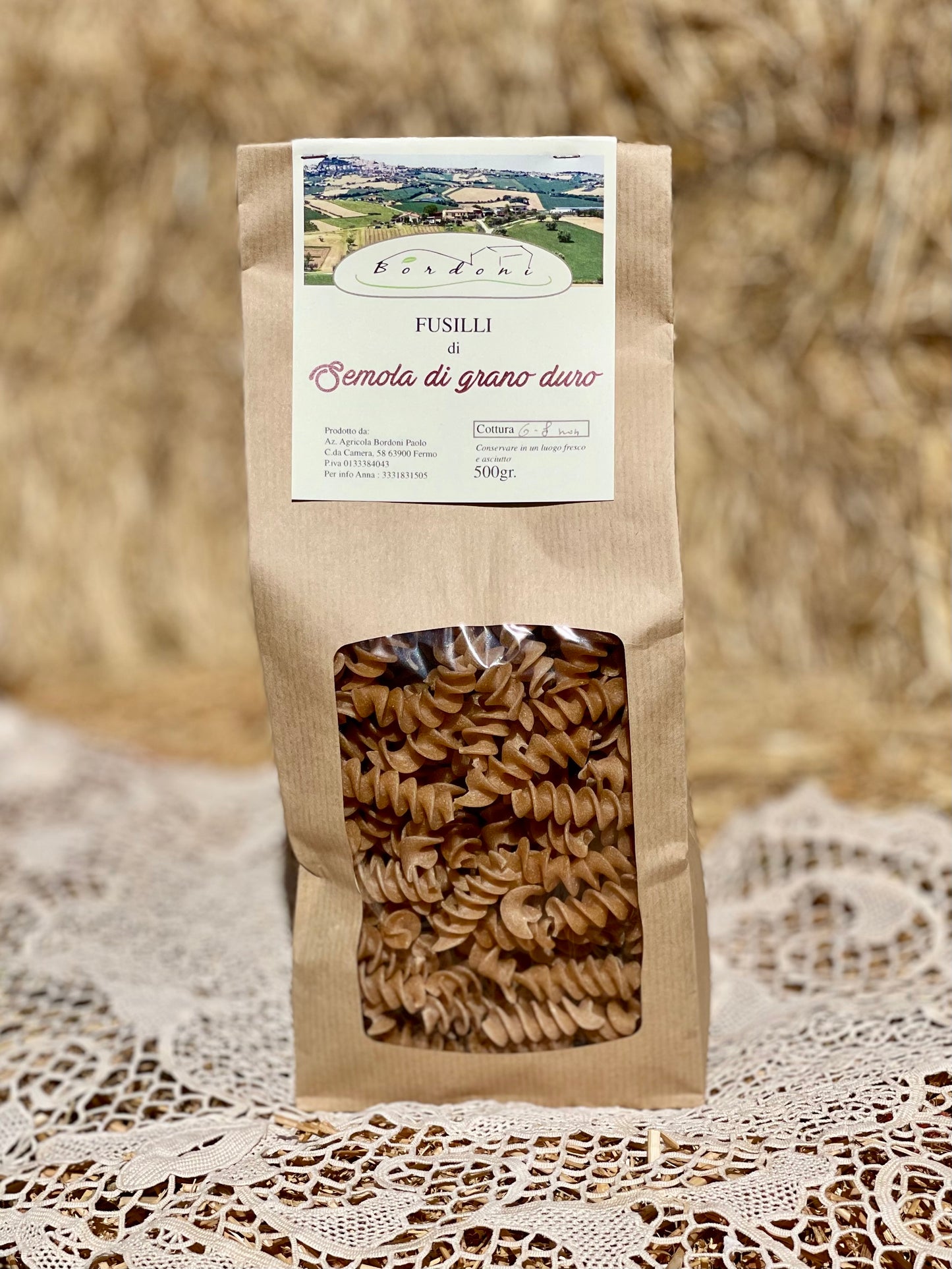 Fusilli di semola di grano duro