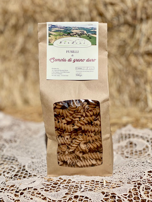 Fusilli di semola di grano duro